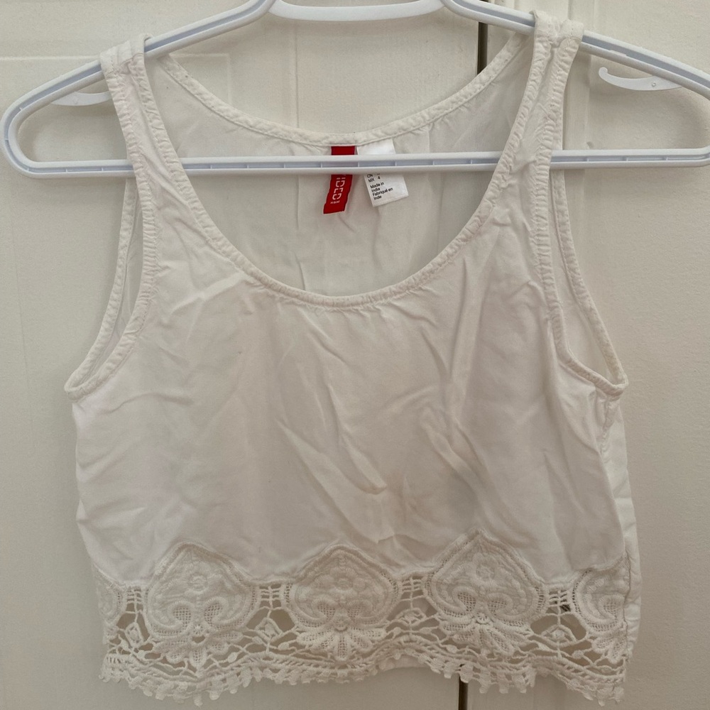 Divided White Top